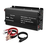 Power Inverter Convertitore Tensione Trasformatore Potenza Solare Per Auto Inverter DC12V/24V-AC220V/110V 1500W/3000W Convertitore(2200W Universal)