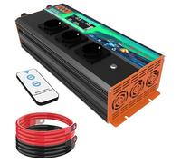 Power Inverter Inverter A Onda Modificata 4000W Convertitore Tensione CC 12V A CA 220V 50Hz Inverter Solare Per Auto 2 Prese Euro 1 USB E 1 Tipo C