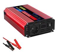 Power inverter Inverter A Onda Sinoidale Pura DC 12V/24V A AC 220V 50hz Inverter Di Potenza Adattatore Convertitore Caricabatterie Presa Invertitore di Tensione(24V 4500W)