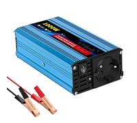 Power inverter Inverter A Onda Sinoidale Pura DC 12V/24V A AC 220V 50hz Inverter Di Potenza Adattatore Convertitore Caricabatterie Presa Invertitore di Tensione(24V 1000W)