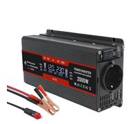 Power Inverter Inverter A Onda Sinusoidale Modificata 1500W/2000W/2600W Convertitore Tensione Portatile 12V CC A 110V/220V CA Solare Per Auto Presa UE(2000W 12V 60hz)