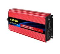 Power Inverter Inverter A Onda Sinusoidale Pura Con Presa UE Da 1600 W/2200 W/3000 W/4000 W Adattatore Convertitore Potenza Da CC 12 V/24 V A CA 220 V 50 Hz Invertitore(24V,6000W EU_EUROPE)