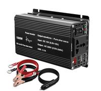 Power Inverter Inverter A Onda Sinusoidale Pura Da CC 12 V A CA 220 V 230 V 1500 W/2200 W/2600 W Convertitore Trasferimento Tensione Presa Universale UE Convertitore(1500W Universal 50Hz)