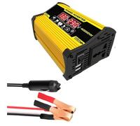 Power inverter Inverter Auto 4000W 12V A 220V/110V LED Convertitore Adattatore Caricabatterie Trasformatore Di Tensione USB Doppio Onda Sinusoidale Modificata(Yellow 4000W 110v)