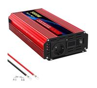 Power Inverter Inverter Di Potenza A Onda Sinusoidale Pura Da 6000 W, Da CC 12 V A CA 230 V 240 V 50 Hz, Adattatore Per Auto Con Presa UE E Display A LED(5000W EU)