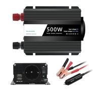 Power Inverter Inverter Per Auto 300W 500W DC12V AC220V/AC110V Presa US/EU Invertitore Portatile Con Accendisigari Invertitore(A 500W 12V220V EU)