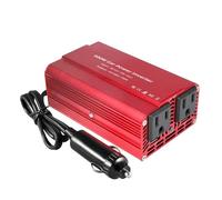 Power Inverter Inverter Per Auto 300W 500W DC12V AC220V/AC110V Presa US/EU Invertitore Portatile Con Accendisigari Invertitore(B 300W 12V110V US)