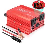 Power Inverter Inverter Per Auto 300W 500W DC12V AC220V/AC110V Presa US/EU Invertitore Portatile Con Accendisigari Invertitore(B 500W 12V110V US)