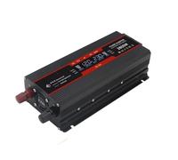 Power inverter Inverter Per Auto AC220V Con Display A LED Convertitore Da Campeggio Esterno Con 4 Porte B Adattatore Di Trasferimento Di Potenza 12V/24V(2600W LCD black,24V)