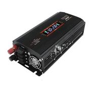 Power inverter Inverter Per Auto AC220V Con Display A LED Convertitore Da Campeggio Esterno Con 4 Porte B Adattatore Di Trasferimento Di Potenza 12V/24V(3000W LCD black,12V)