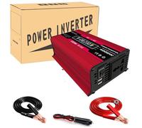 Power inverter Inverter Per Auto Da 600W 12V 110V 220V CC A CA Convertitore Di Tensione Solare Per Auto 12V A 110V 220V Trasformatore Nominale Da 300 W Invertitore di Tensione(Red DC12V-AC220V)
