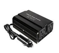 Power Inverter Inverter Per Auto DC12V AC110V/220V Convertitore Di Potenza Adattatore Di Ricarica Portatile Per Laptop/telefono Esterno 300W 500W Invertitore(110V 500W US black)