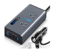 Power Inverter Inverter Per CC 12V A CA 110V 220V Convertitore Automatico Caricabatterie A Ricarica Rapida USB Tipo C Presa UE USA Adattatore Alimentazione(110V US)