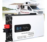 Power Inverter Inverter Potenza Solare Fuori Rete Portatile Da 12V 24V 48V 60V 72V 96V CC A 110V E 220V 5000W-12000W Con Spina Universale E Display A Colori Intelligente(10000W,48V to 220V)