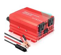 Power Inverter PER Telefono Laptop Fotocamera 500W Power Inverser Inverter Portatile Auto Con Accendisigari Convertitore Ricarica Da DC12V A AC220V 110V Invertitore(C 12V110V 500W US)