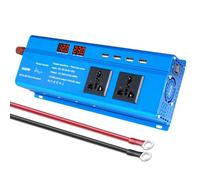 Power Inverter Trasformatore Di Potenza Con Presa USB 3 Prese Universale/UE Carica Display LED 3000 W Per Inverter A Onda Sinusoidale Pura Da CC 12 V A CA 220 V Convertitore(Universal 3000W 50Hz)