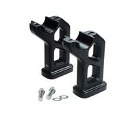 POWER JAMES Rialzi per manubrio alti 12,7 cm, colore nero opaco, per Harley Davidson 2018-2024 Fat Bob 114 FXFB FXFB/S con area di serraggio da 1 1/2"