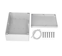 Power Junction Box ABS Plastic Waterproof Corrosion Resistant 263x185x95mm Electrical Project Case IP65 Rated for Outdoor Indoor Industrial Use