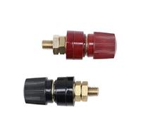 Power Junction Post Connector Terminale di collegamento a vite filettata M4 M5 M6 M8 M10, morsetti inverter per saldatura, morsetto di collegamento di alimentazione (M4 nero, 10 pezzi)