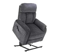 Power Lift Chair Electric Recliner Linen Fabric Recliner Motorized Living Room Chairs with Side Pockets,for Elderly,Pregnant Woman