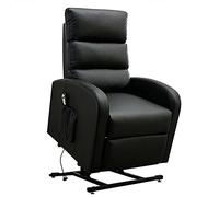 Power Lift Recliner Chair for Elderly, Leather Electric Divano Living Room Chairs, Side Pocket, Remote Control, Support 330 Pounds