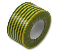 Power Link Plus - Nastro isolante 50 mm x 33 m, colore: Verde/Giallo