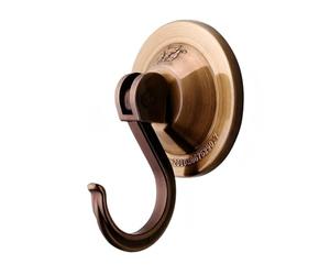 Power Lock, set di 4 ganci a ventosa, resistente e resiste a lungo, ognuna con capacità 9,1 kilogram, ganci a ventosa per doccia/per asciugamani, by Lynnwang design Bronze