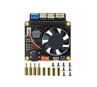 Power Management Expansion Board X715 Modulo Elettronico Sensore Shield | Compatibile Arduino Raspberry Scheda Progetti Elettronici Fai-da-Te Silent PWM Cooling Fan 6V 60V Wide Range Voltage