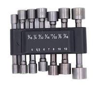 Power Nut Driver Drill Set Dado 14 Pz/set Power Nut Driver Drill Set Acciaio per utensili 40CR Adattatore per presa esagonale per fai da te 1/4in