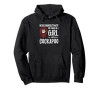 Power of Girl Cockapoo, regalo femminista per la mamma del cane Felpa con Cappuccio