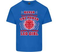 Power Of Leo Girl Star Sign Zodiac Horoscope Uomo Cotton T-Shirt Tee Top