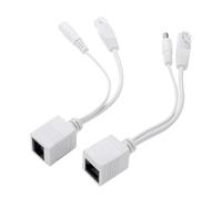 POWER OVER ETHERNET ADATTATORE INIETTORE ESTRATTORE PASSIVO PoE KIT CAVO CAT5