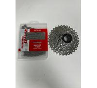 Power Pack SRAM 8-Speed a PG-830 Cassette 11-32T + Catena PC-830 a 114 Links BOX