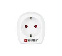 Power Plug Adapter Type D - [Uk] Type C [Europlug] White - Warranty: 12M NEW