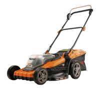 Power plus - Tosaerba a batteria Dual Power POWDPG75610-40 V, diametro 420 mm, senza batteria e caricabatterie, con presa erba e scarico posteriore