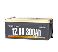 Power Queen Batteria al Litio 12V 300Ah per Camper