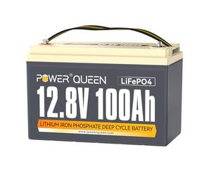 Power Queen LiFePO4 batteria litio 12V 100Ah per Camper