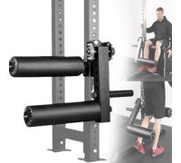 Power Rack Mounted Leg Extension and Curl Machine per palestra domestica, attrezzatura regolabile per estensione delle gambe seduta, compatibile con attacchi di diametro 50 mm