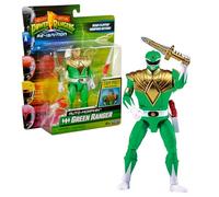 Power Ranger - Auto-Morphin - Figura articolata 2 in 1, 15 cm, Ranger Verde - Tommy, per bambini dai 4 anni, PWG08