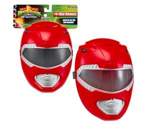 Power Ranger, Maschera Ranger, Travestimento, Ranger Rosso - Jason Lee Scott, per bambini dai 4 anni, PWG032
