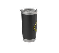 Power Ranger Yellow Bicchiere termico in acciaio inox doppia parete