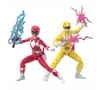 Power Rangers 15.2cm Figura 2 Confezione Swap Giallo e Rosso Ranger