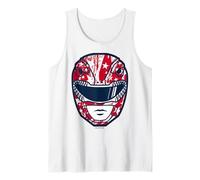 Power Rangers 4th of July Mighty Morphin Red Ranger Helmet Canotta