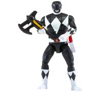 Power Rangers Adam Black Ranger Morphing Action Figure - Mighty Morphin Toy con funzione di trasformazione, Power Axe & Lion Thunderzord Theme