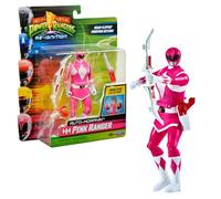 Power Rangers - Auto-Morphin, Figura articolata 2 in 1, 15 cm, Ranger Rose - Kim, per bambini dai 4 anni, PWG075