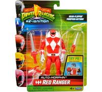 Power Rangers - Auto Morphin Ranger Rosso Figura Giocattolo