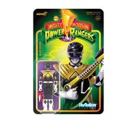 Power Rangers Black Ranger con Dragon Shield ReAction altamente collezionabile 3