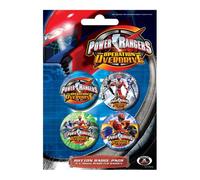 Power Rangers Button Badge 4-Pack