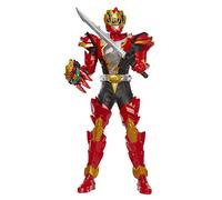 Power Rangers Dino Fury, Ranger Rosso Attacco Turnante, 30 cm, 2 accessori, da 4 anni