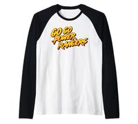 Power Rangers Go Go Power Rangers Maglia con Maniche Raglan